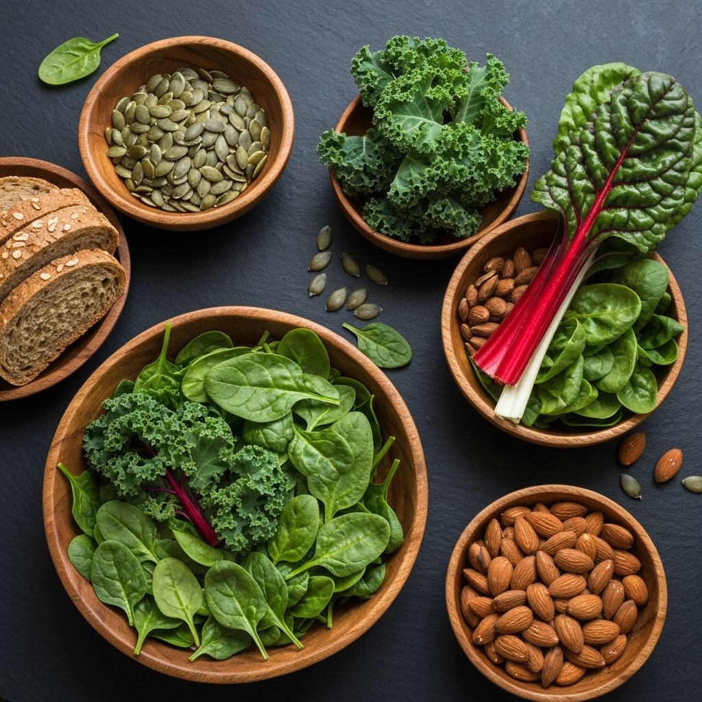 Warzywa liściaste i produkty zbożowe